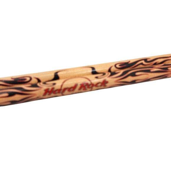 Hard Rock Cafe Dallas Souvenir Drumsticks With Tribal Flame Design - Picture 2 of 8